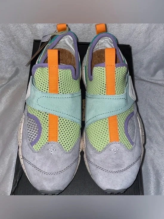 Flower Mountain Pastel Multi-Color Sneakers - Purple, Mint & Orange size 40 - Picture 8 of 16